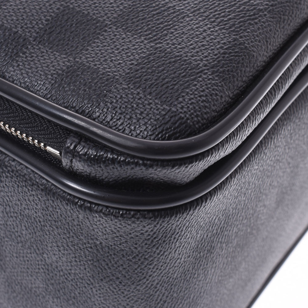 Louis Vuitton Graphite Gray Damier Black Business Ikar Canvas Bag - Picture 6 of 12